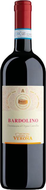 Вино Terre di Verona Bardolino DOC червоне сухе 0,75л 12%